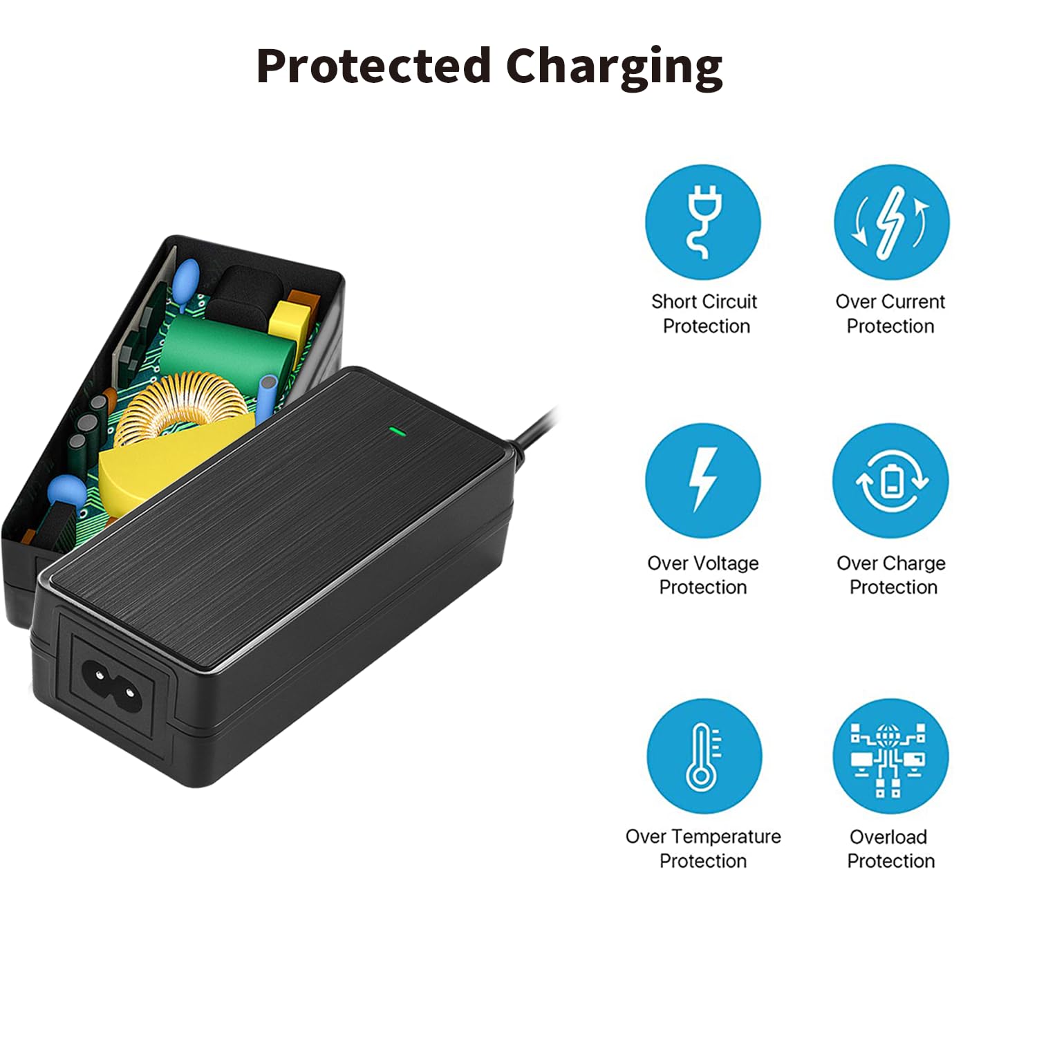 12V 5A 60W AC to DC Power Adapter, 100-240V to 12V Car Cigarette Lighter Socket Converter, Power Supply for Car Refrigerator Portable Fridge, Car Vacuum, Fan, MP3, and Other 12V Devices Under 60W - Image 7
