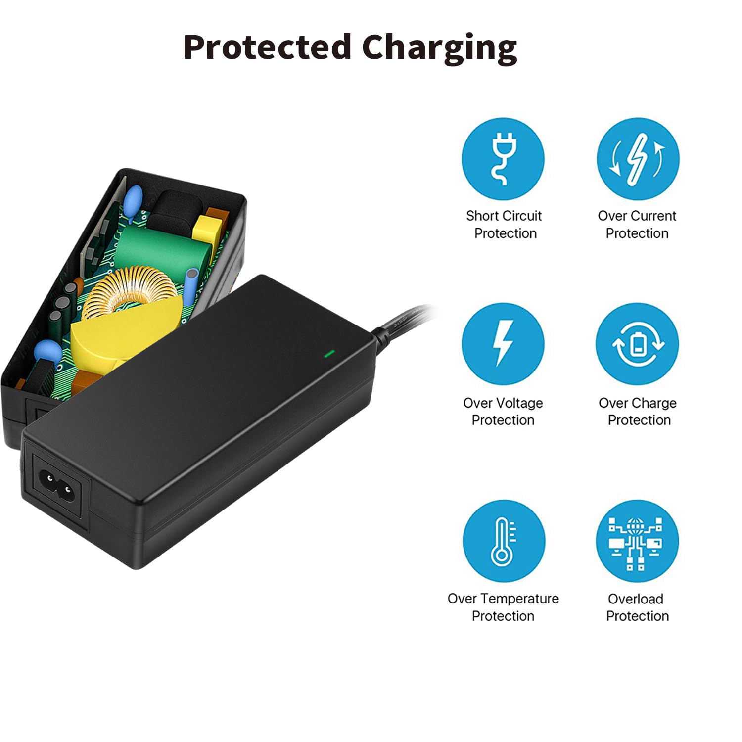 14.5V Car Refrigerator DC Power Cord for Portable Fridge Freezer Cooler AC Charger Charging Cable Compatible with Alpicool, Bodega, ICECO, Setpower, JoyTutus, ARB, AstroAI, Aspenora, BougeRV, Wagan - Image 7
