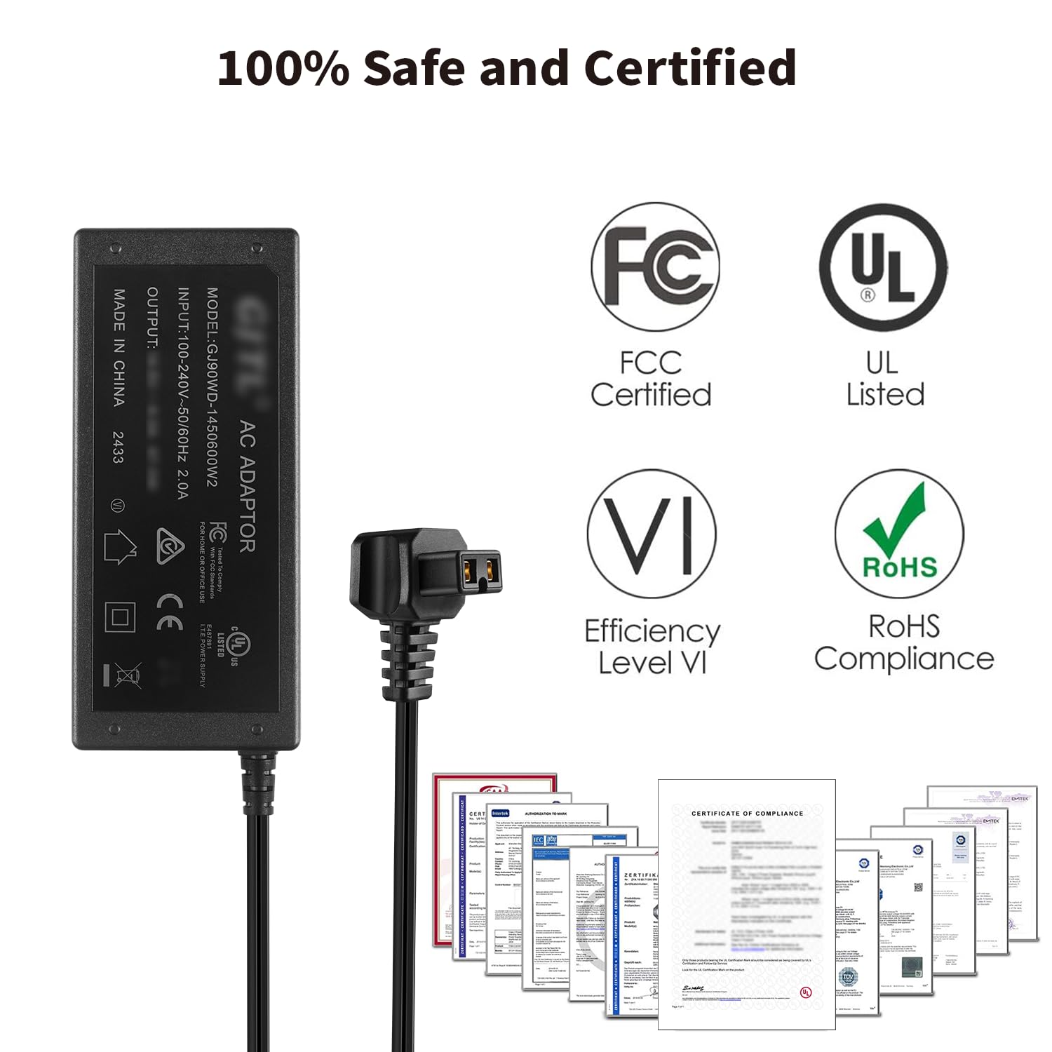 14.5V Car Refrigerator DC Power Cord for Portable Fridge Freezer Cooler AC Charger Charging Cable Compatible with Alpicool, Bodega, ICECO, Setpower, JoyTutus, ARB, AstroAI, Aspenora, BougeRV, Wagan - Image 9
