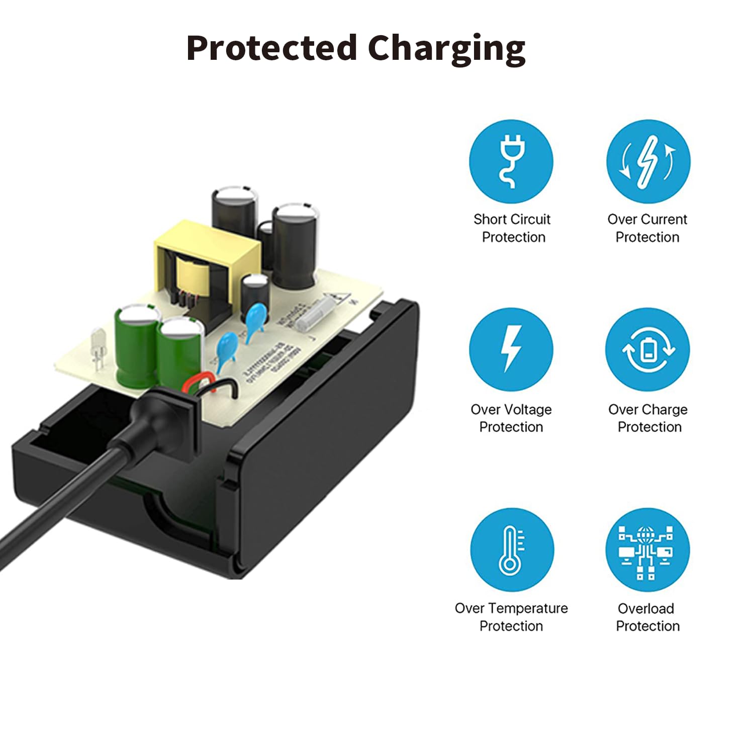 9V Adapter 6FT Charger for LABIGO Electric Spin Scrubber LA1 Pro KS-2619 and Voweek VWS211/SP02-2 Prong Power Supply Cord for Cordless Cleaning Brush, Replacement Charger FD DK10-090-0650 UL Listed - Image 6