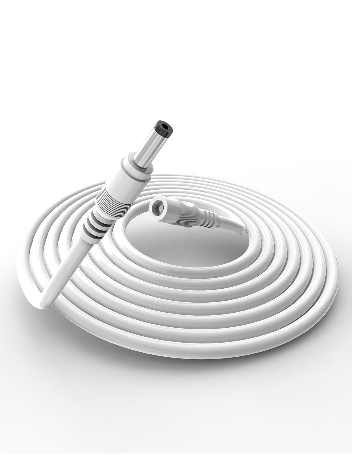 Tonton 15W 10Ft Echo Dot Show Extension Cord Replacement 12V 1.25A for Alexa Echo Dot (3rd 4th Gen), Echo Dot with Clock, Echo Dot Kids Edition, Echo Show 5, Echo Spot, Fire TV Cube(White, 20AWG)