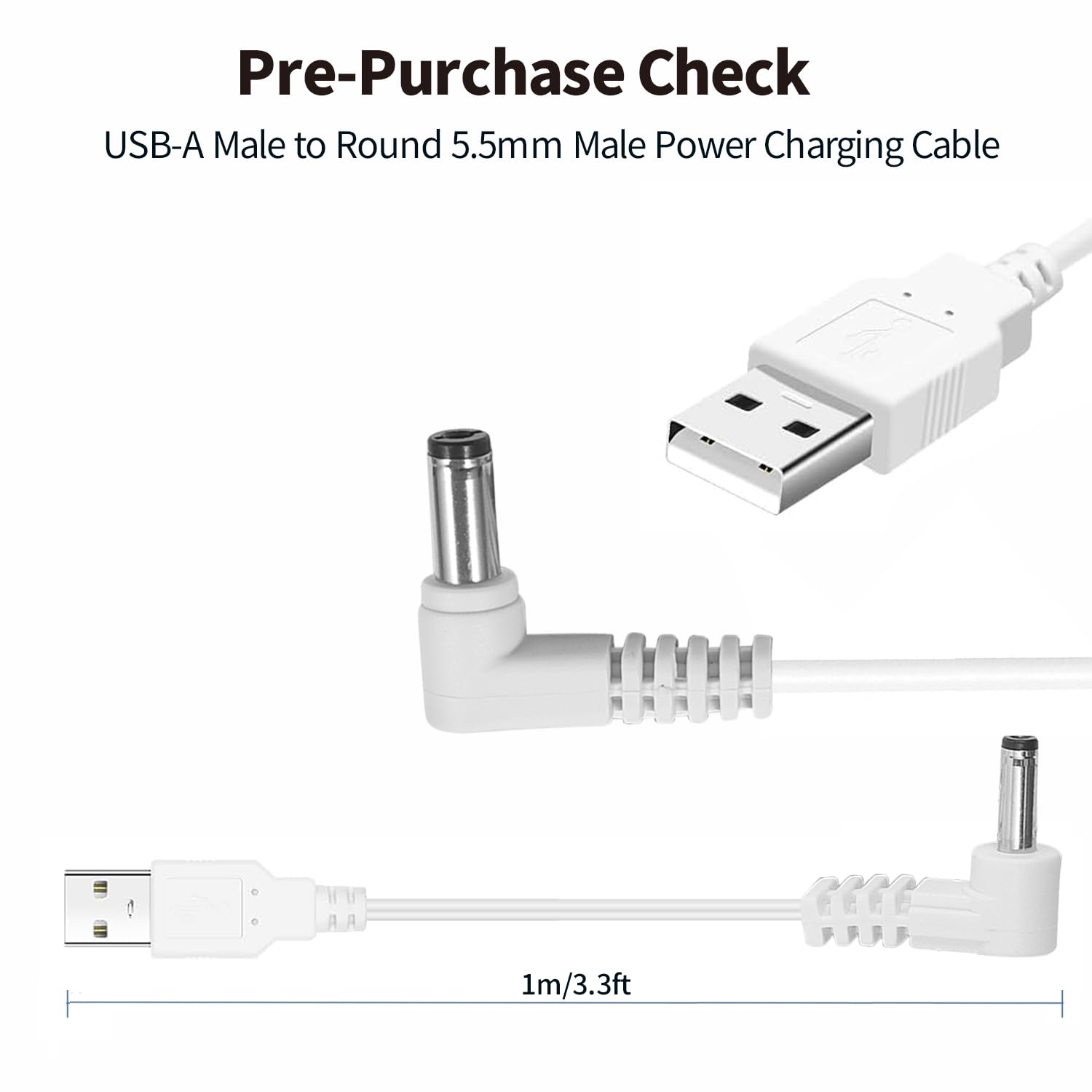Tonton 1M USB Charger Cable for Tonies Toniebox, DC 5V to 9V Replacement Charging Base Station Power Cord for Tonie Box Audio Player, DC Barrel Plug Adapter, DC Voltage Converter - Image 7