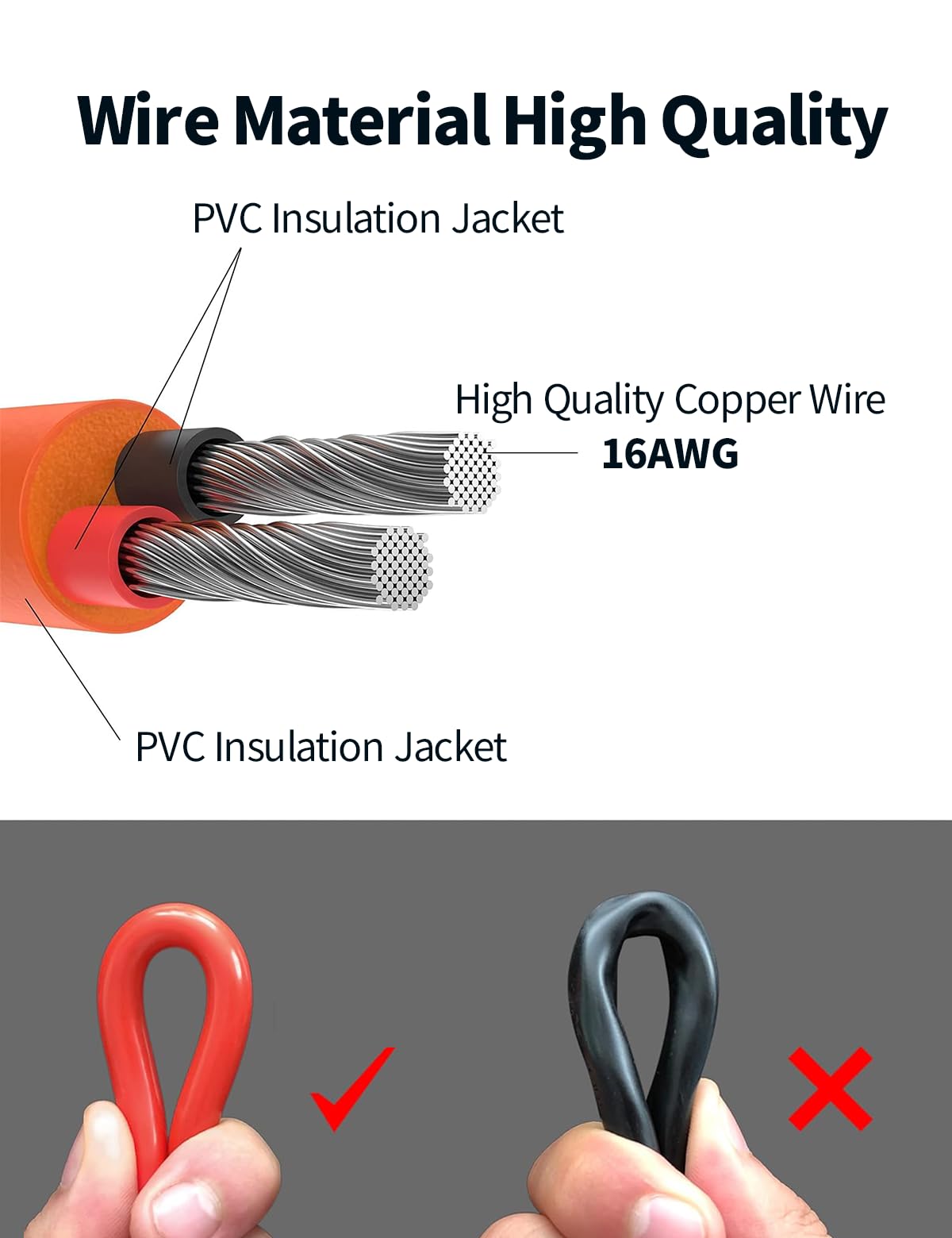 16AWG 12V/24V DC Power Cord Cable 11.6FT 3.5M for Car Refrigerator Compatible with Alpicool, Bodega, Euhomy, BougeRV, ARB, Dometic, ICECO, Setpower, JoyTutus Portable Fridge Freezer Compressor Cooler - Image 8