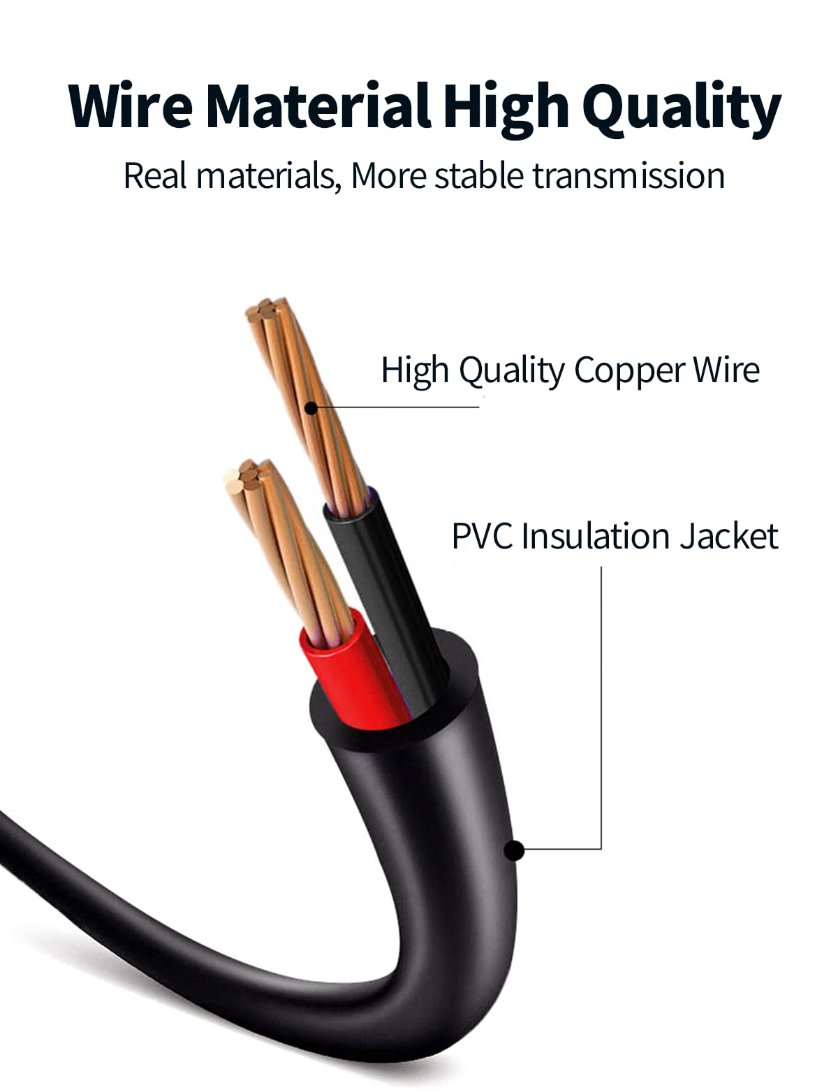 Tonton 2 Pack DC Power Extension Cable 5M 16.4FT 5.5mm x 2.1mm 90 Degree Right Angle Female to DC Male Power Adapter Cord for CCTV Security Camera Surveillance LED DVR NVR Router Guitar Effect Pedal - Image 6